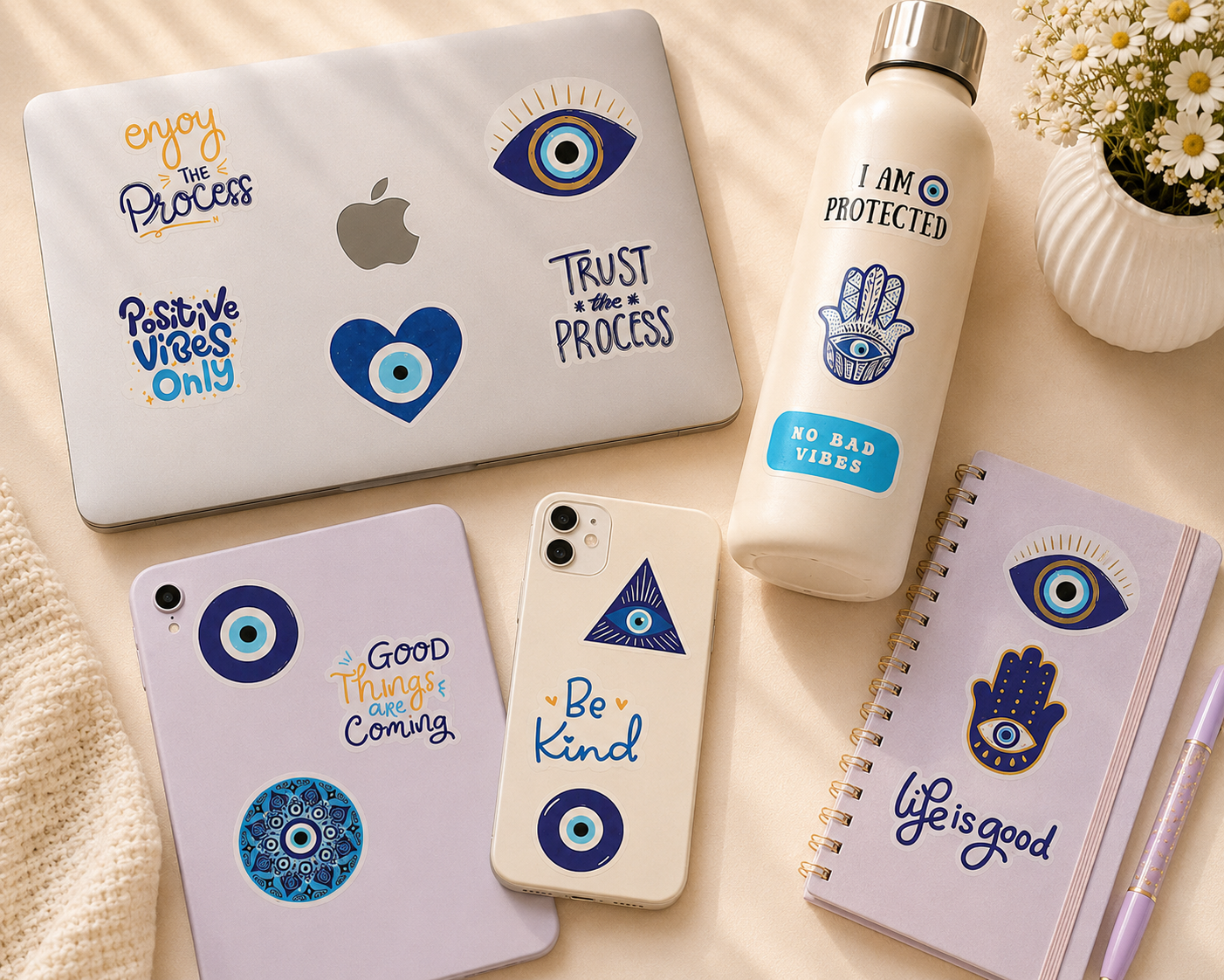 Evil Eye Sticker Sheet