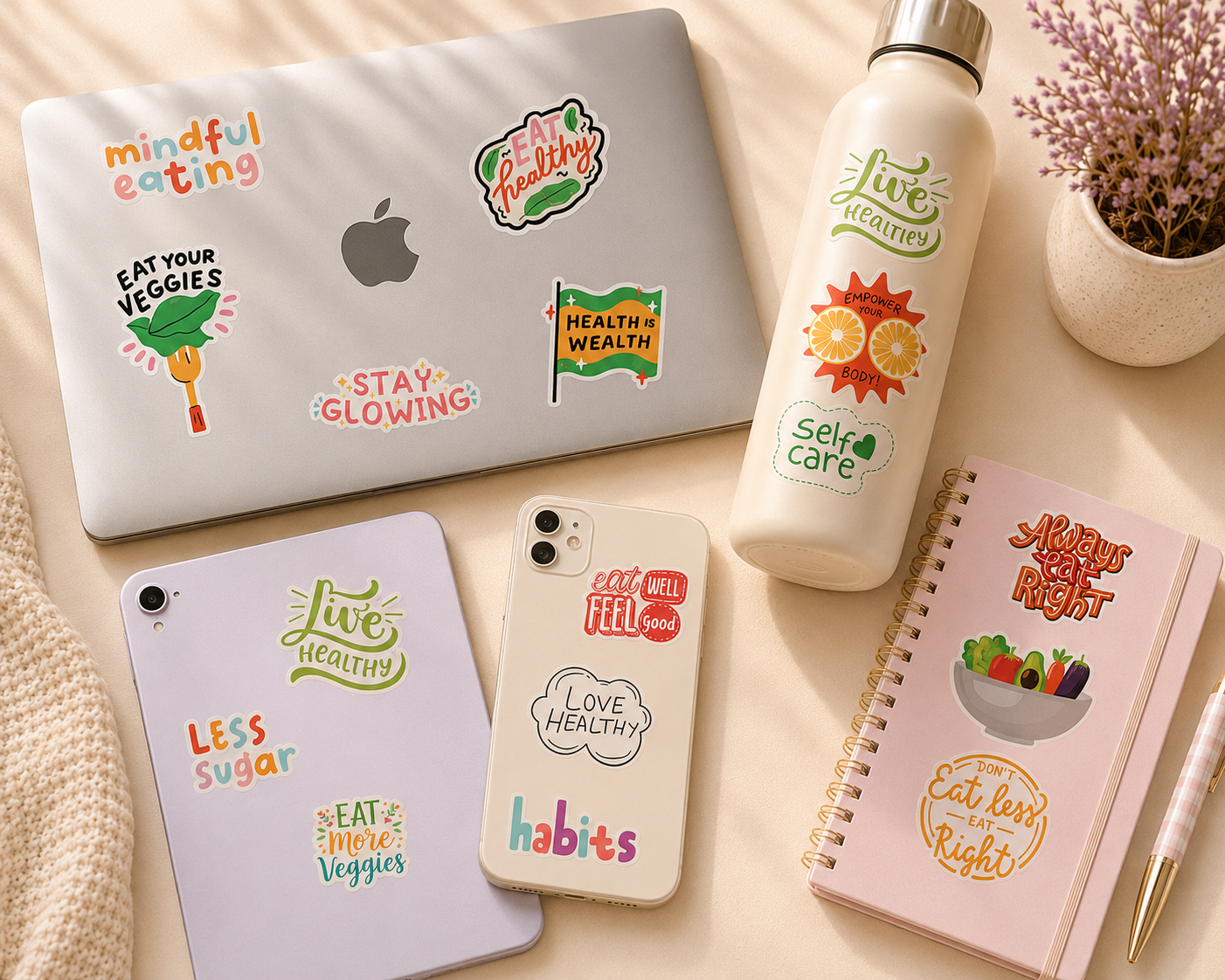 Healthy Eating Sticker Sheet