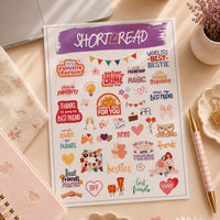 Best Friends Sticker Sheet