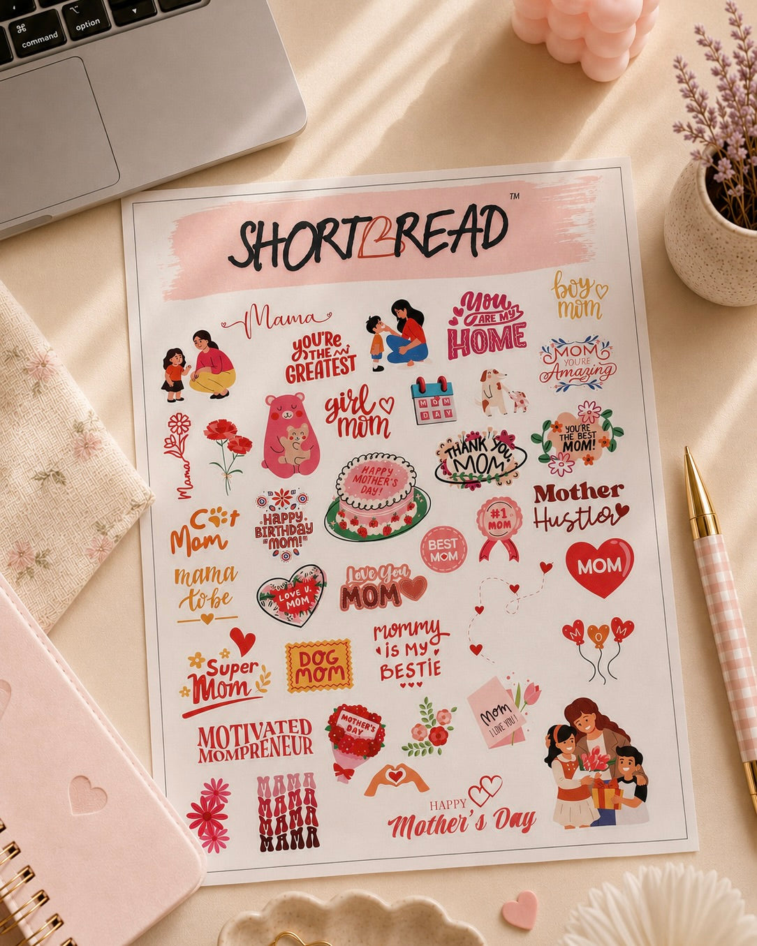 Mother’s Day Sticker Sheet