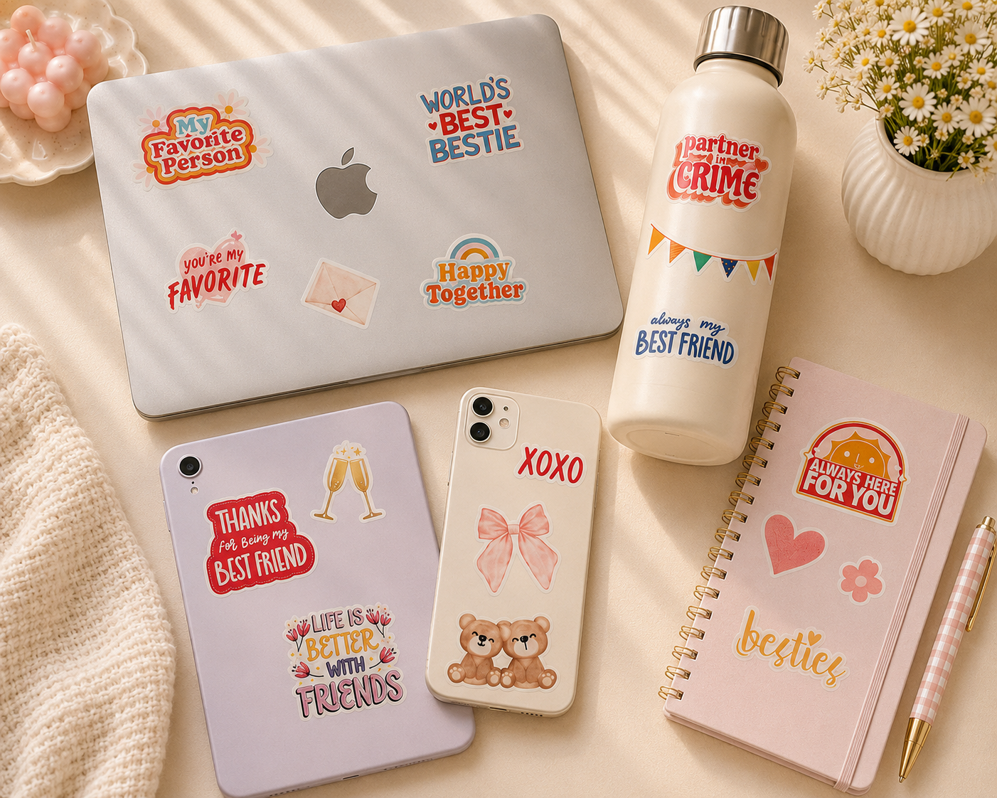 Best Friends Sticker Sheet