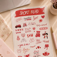 Love Birds Sticker Sheet