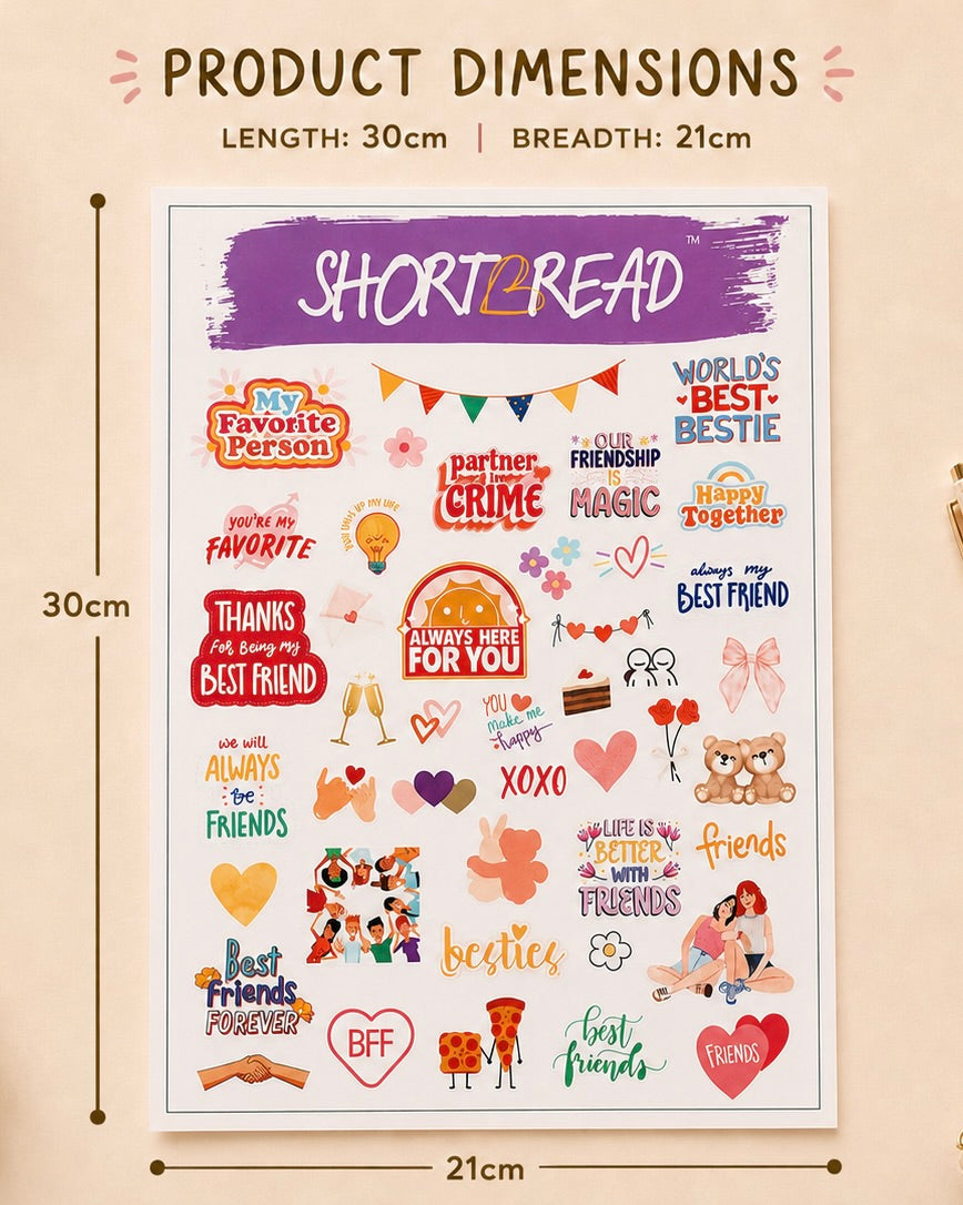 Best Friends Sticker Sheet