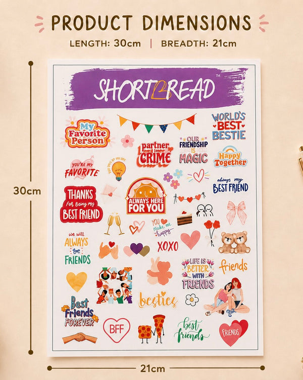 Best Friends Sticker Sheet