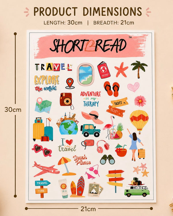 Travel Sticker Sheet