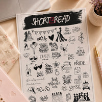 Bride & Bridesmaids Sticker Sheet
