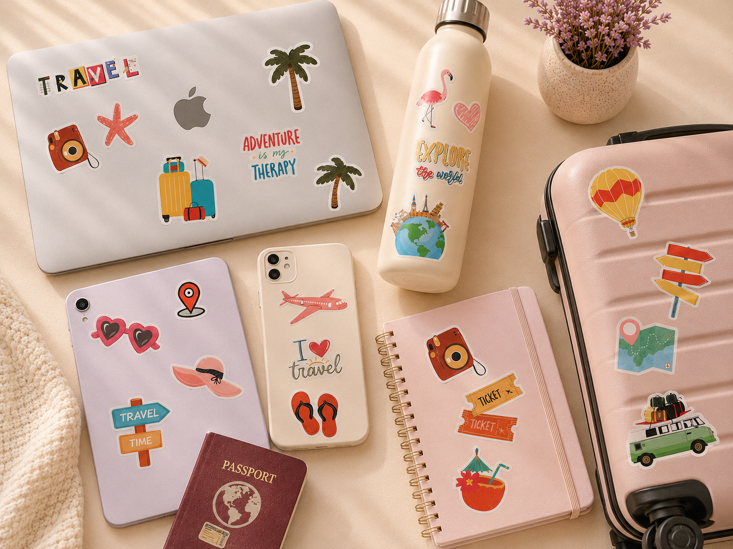 Travel Sticker Sheet