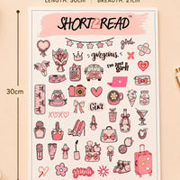 Pretty in Pink Sticker Sheet