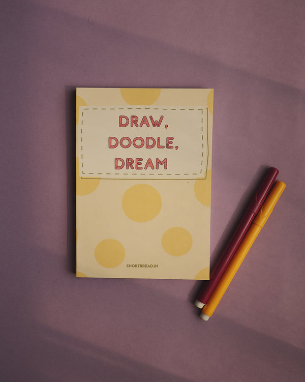 Draw Doodle Dream Mini Notebook - Creative Sketch Journal