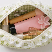 Green Floral - Pouch