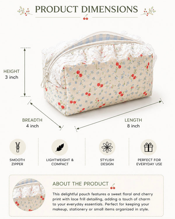 Blue Cherry - Pouch