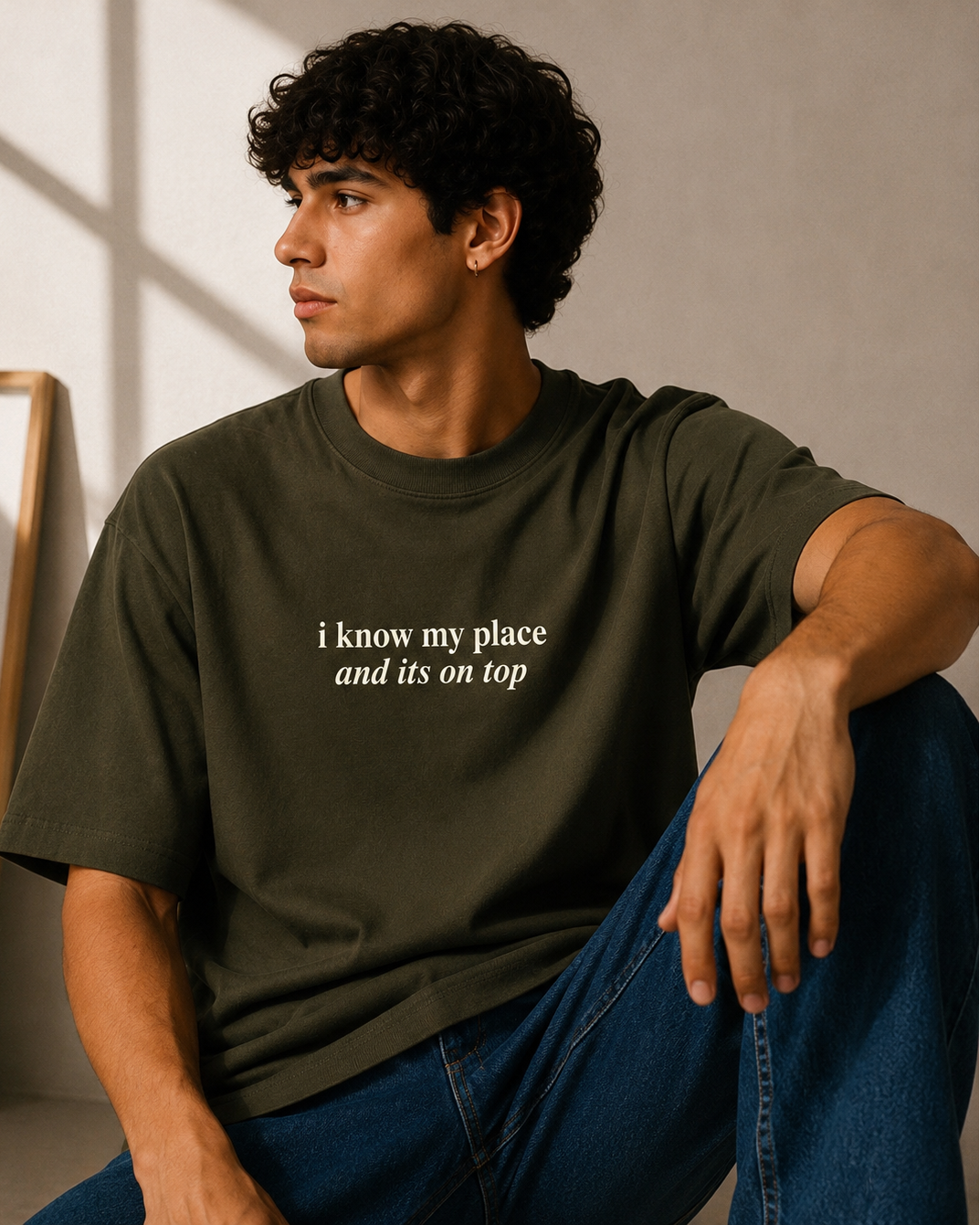 I KNOW MY PLACE - OLIVE GREEN