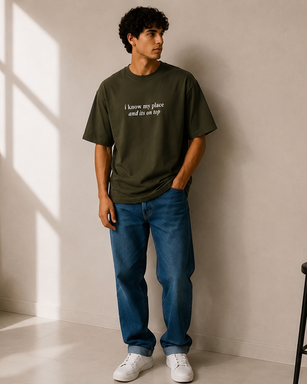 I KNOW MY PLACE - OLIVE GREEN
