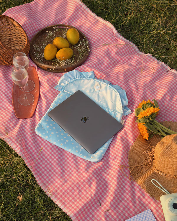 Laptop Sleeve-Blue Daisy