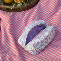 Purple Floral - Pouch
