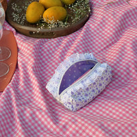 Purple Floral - Pouch