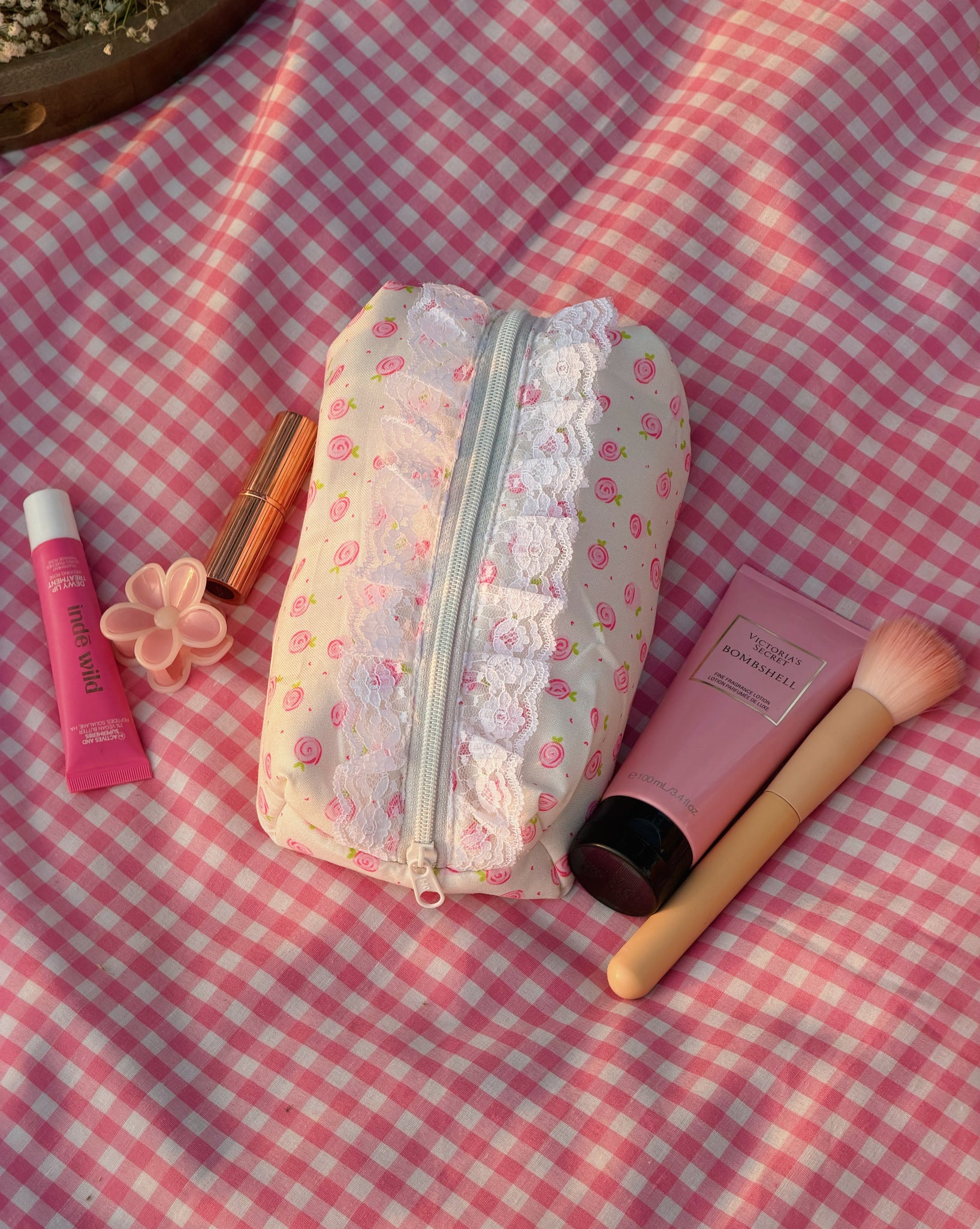 Pink Rose - Pouch