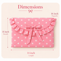 Laptop Sleeve- Pink Polka