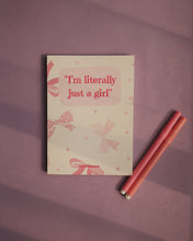 I’m Literally Just a Girl Mini Notebook - Cute & Girly Journal