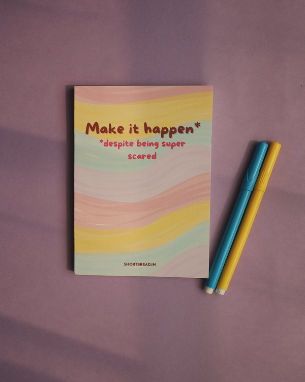 Make It Happen Mini Notebook - Fearless Pocket Journal