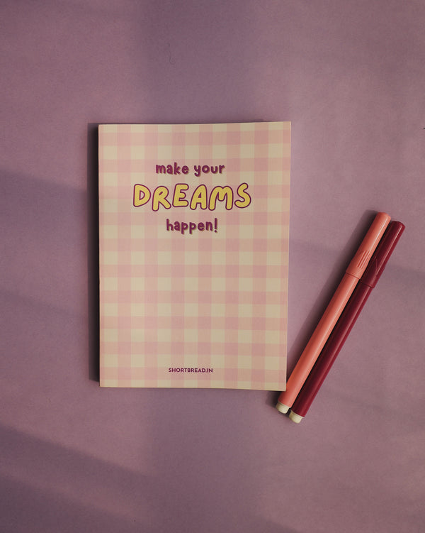 Make Your Dreams Happen Mini Notebook - Dream Journal