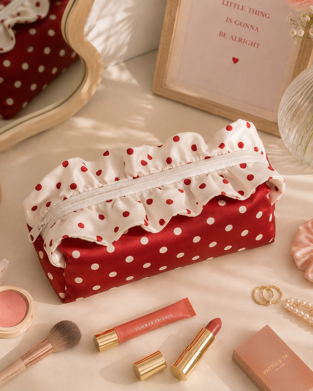 Red Velvet - Polka Pouch