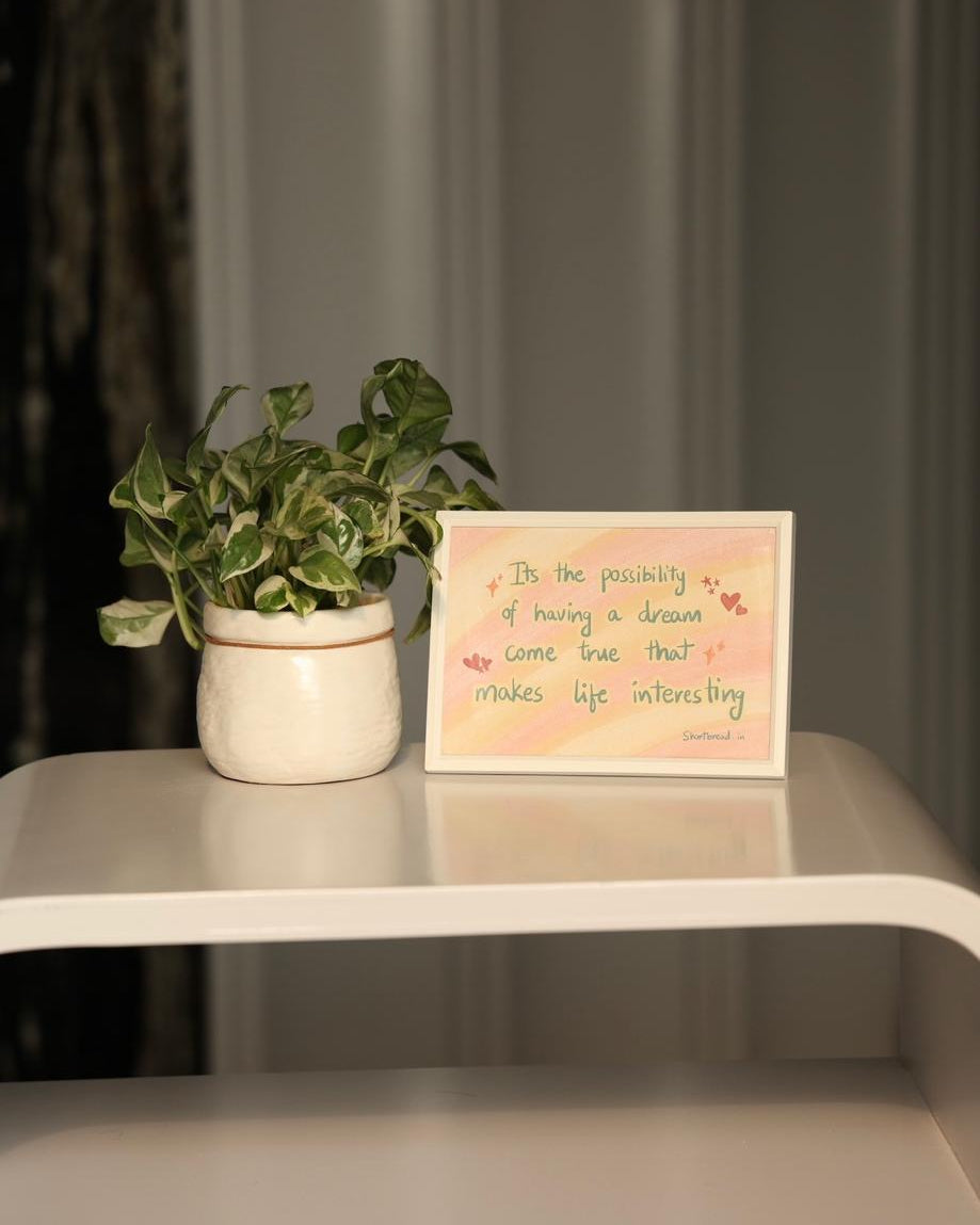 Its the possibility of a Dream - Photo Frame