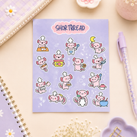 Cute Axolotl- Kawaii Sticker
