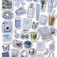 Baby blue  - Journal Stickers