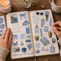 Baby blue  - Journal Stickers
