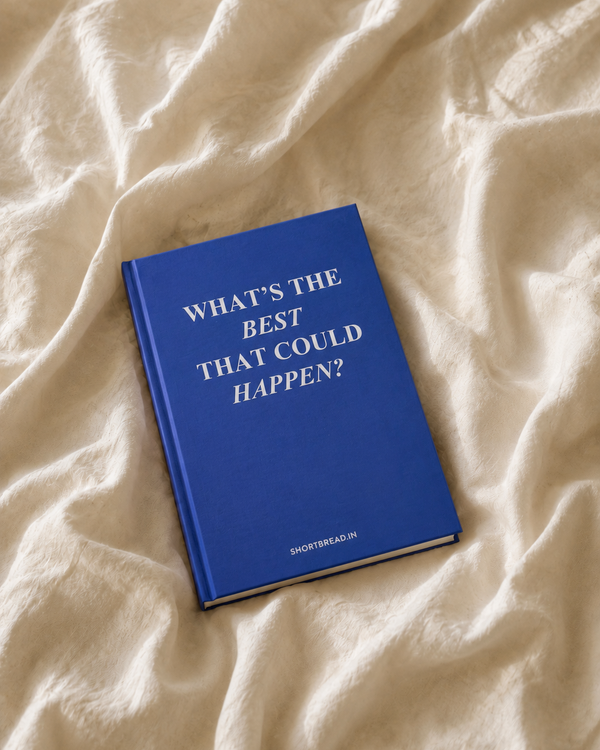 What's The Best That Could Happen? – Hardbound Notebook