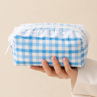 Blue Checks - Pouch