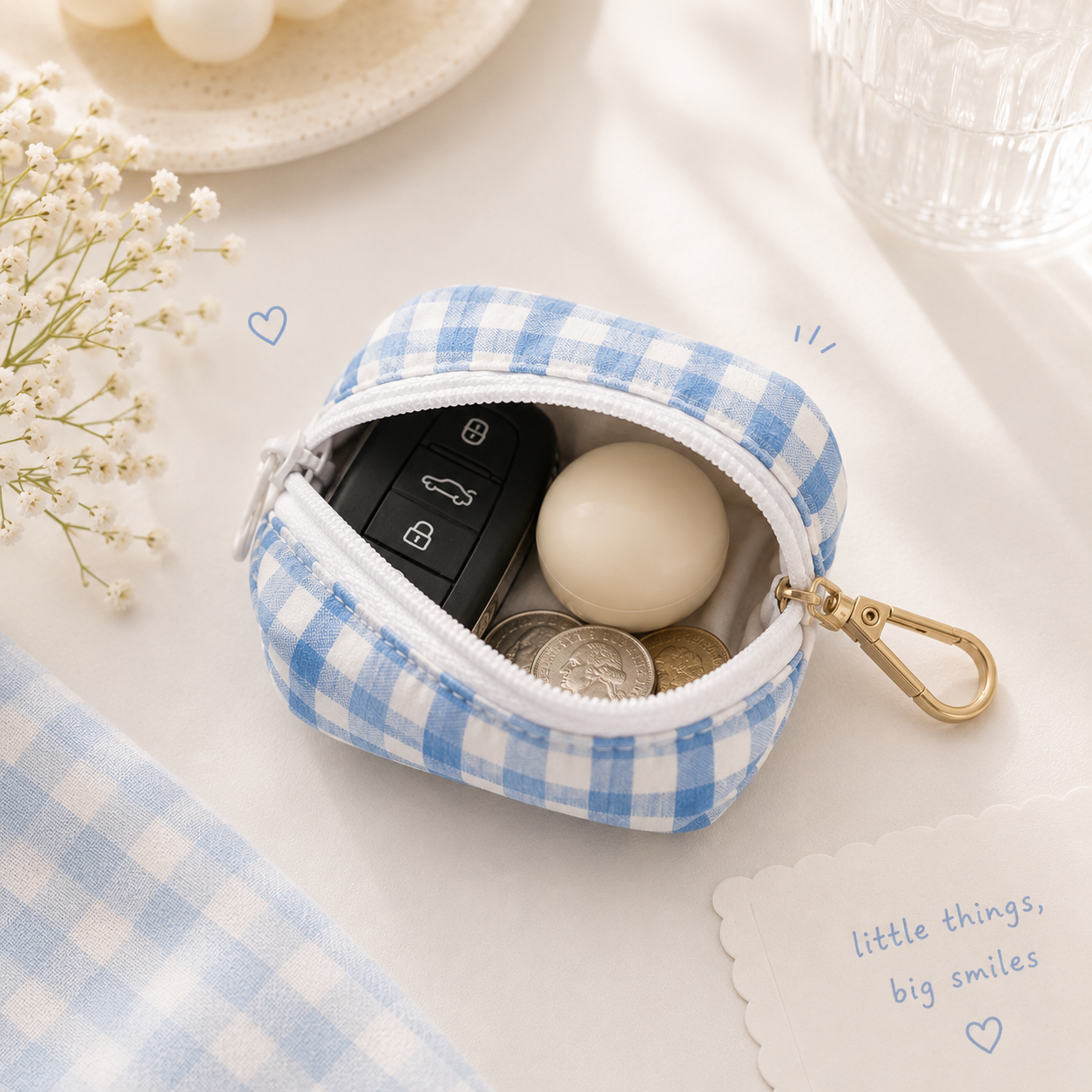 Bag Charm - Blue