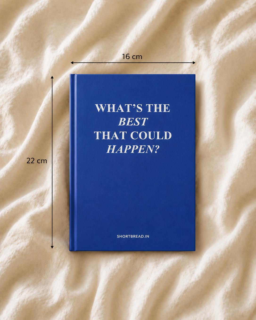 What's The Best That Could Happen? – Hardbound Notebook