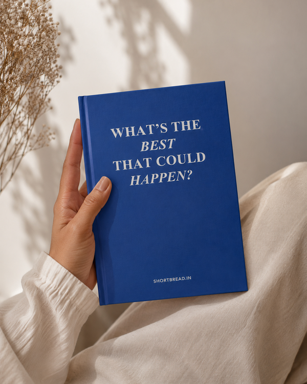 What's The Best That Could Happen? – Hardbound Notebook