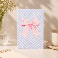 Blue Gingham Bow