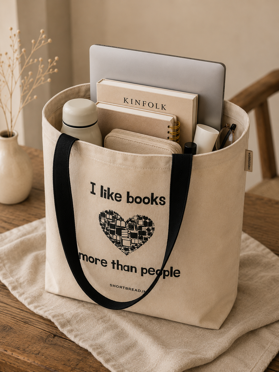 The BookWorm - Tote Bag