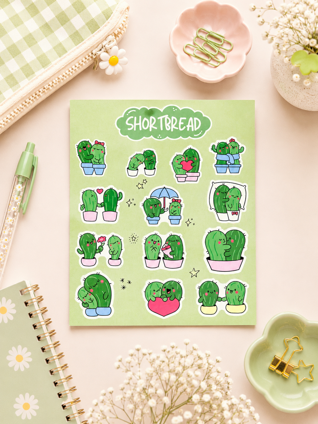Cute Cactus - Kawaii Sticker