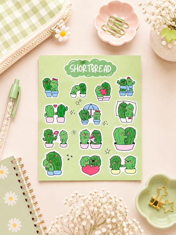 Cute Cactus - Kawaii Sticker