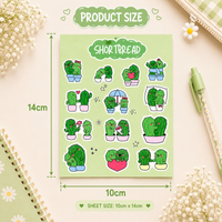 Cute Cactus - Kawaii Sticker