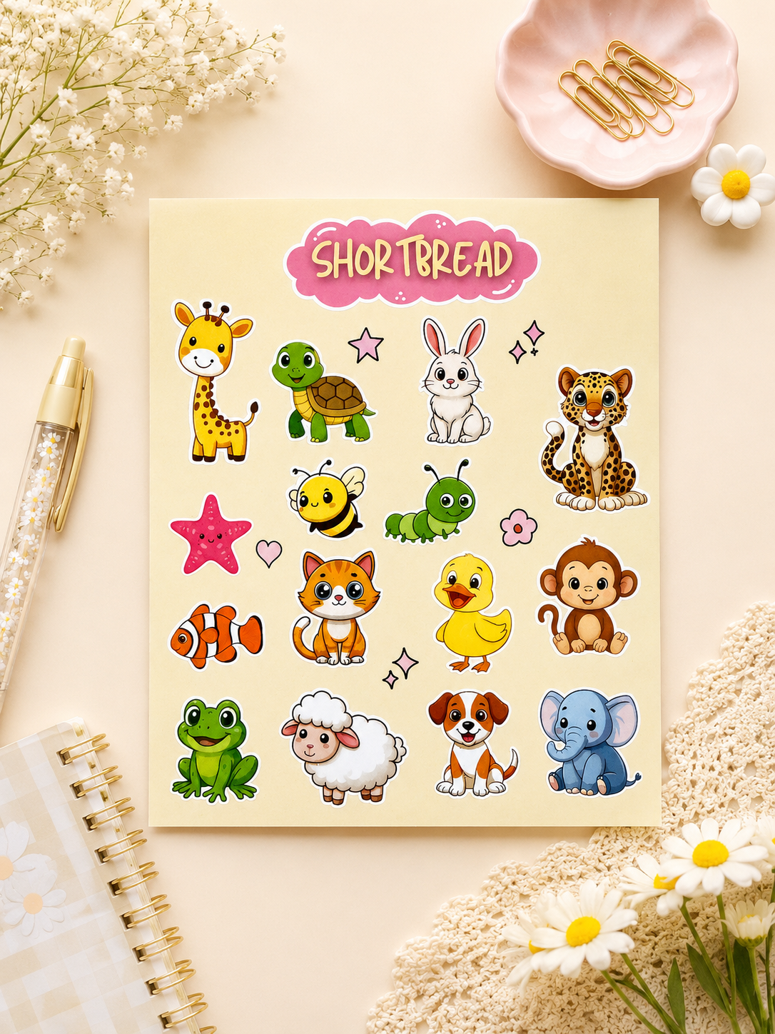 Cute Animals - Kawaii Sticker