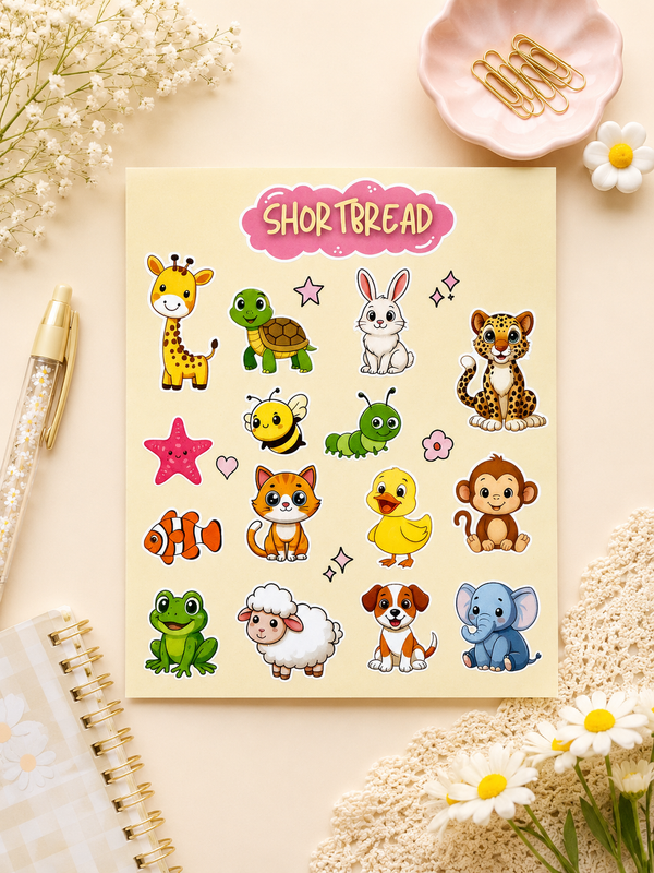Cute Animals - Kawaii Sticker