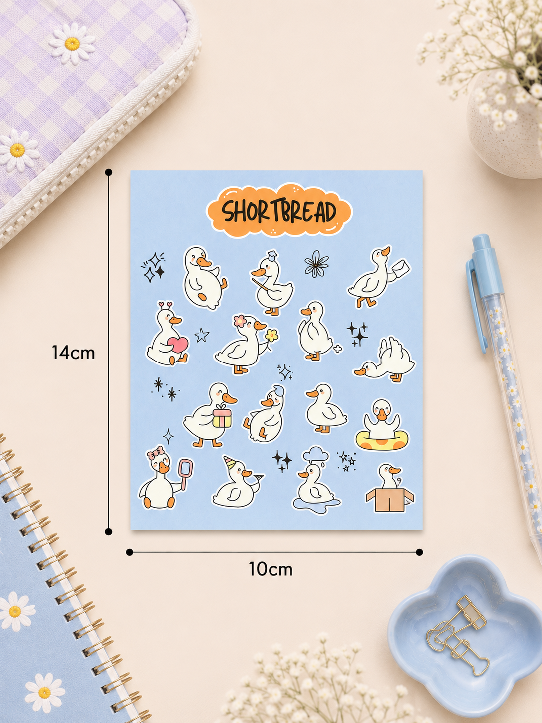 Cute Duck - Kawaii Sticker