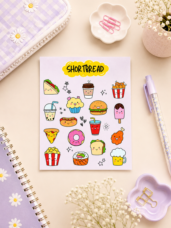 Cute Food - Kawaii Sticker