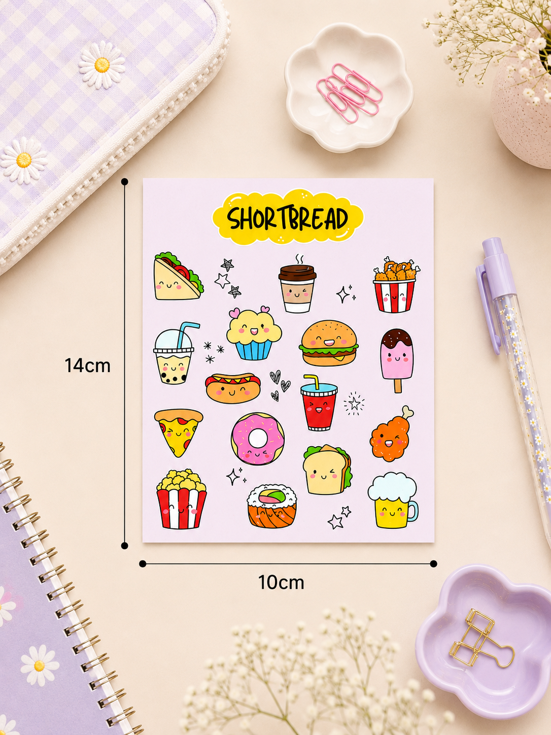Cute Food - Kawaii Sticker