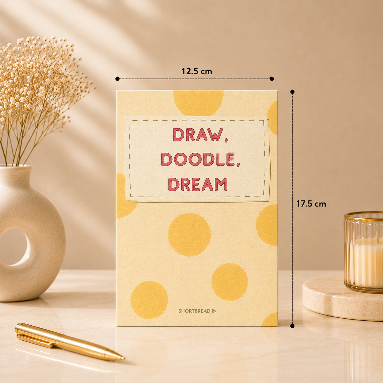 Draw Doodle Dream Mini Notebook - Creative Sketch Journal