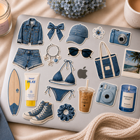 Denim Blue - Journal Stickers