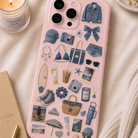 Denim Blue - Journal Stickers
