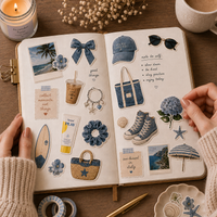 Denim Blue - Journal Stickers