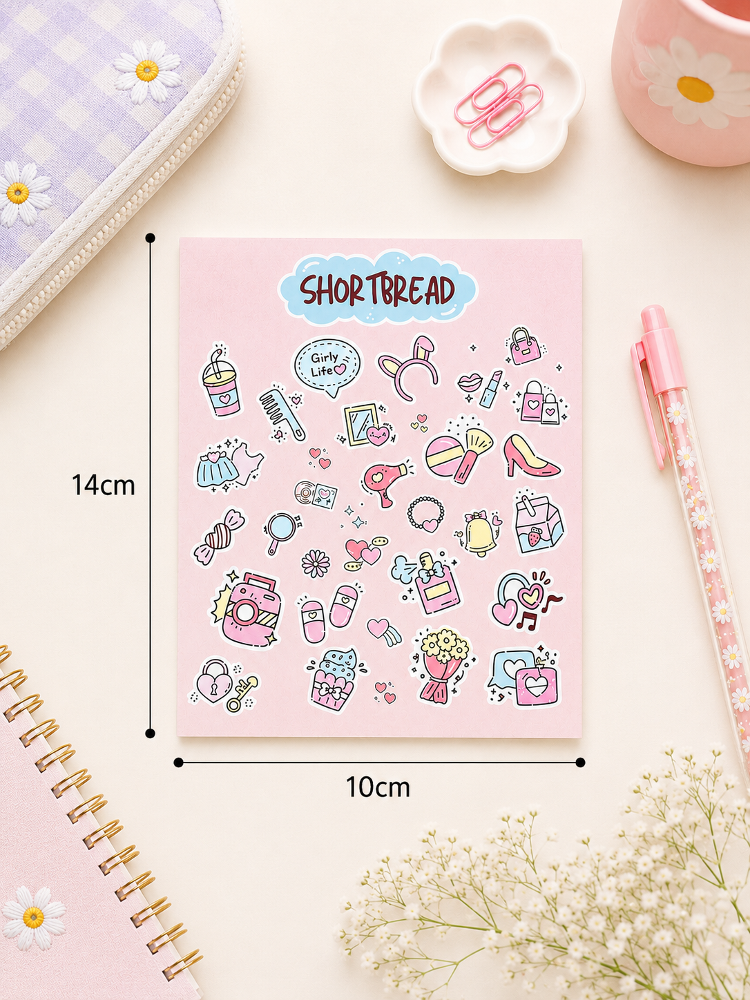 Girly Girl - Kawaii Sticker